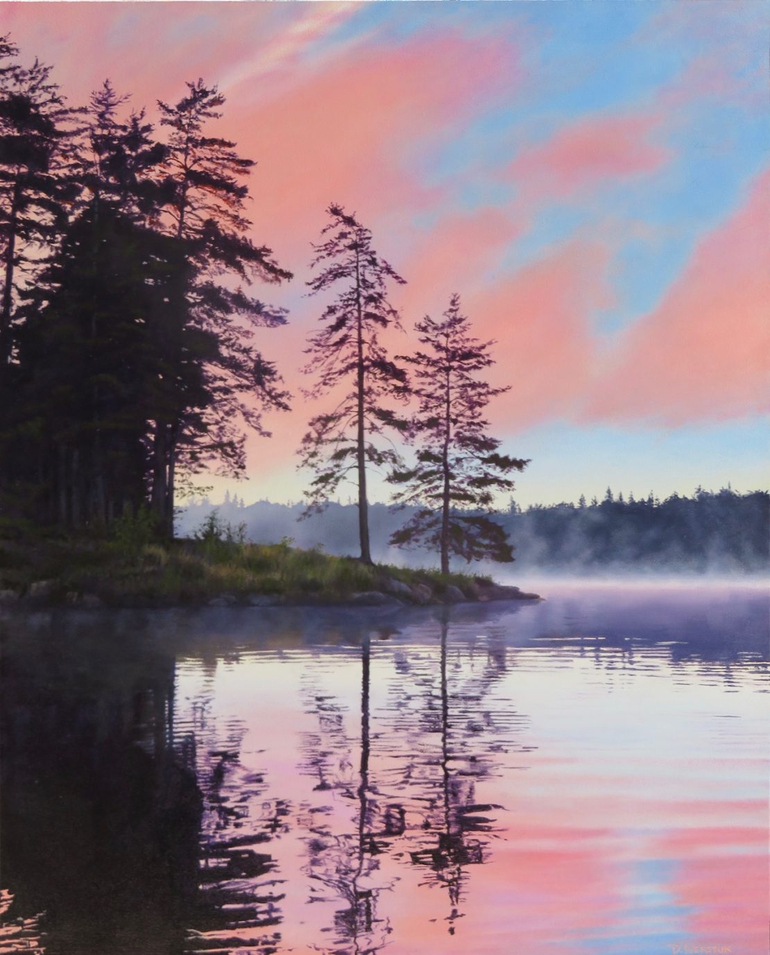 Rain Lake Morning | Algonquin Art Centre - A Canadian Art Gallery in ...