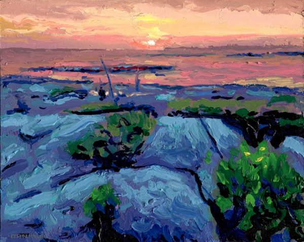 Low Sun From The Island