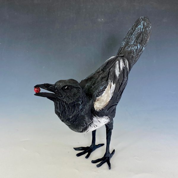 Magpie with Berry
