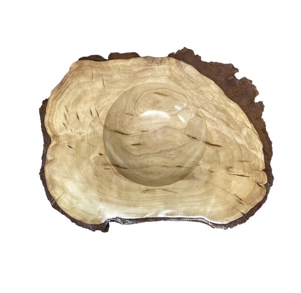 Yellow Birch Burl Bowl