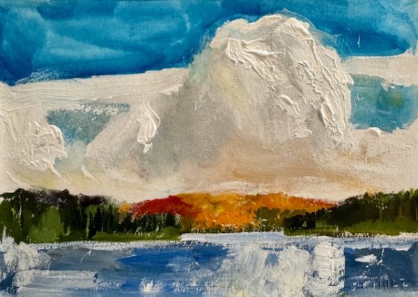 Canoe Lake Towering Cumulus