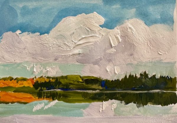 Lake of Two Rivers, Afternoon Clouds