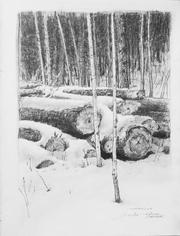 Winter Cut - Study for Cold Trail
